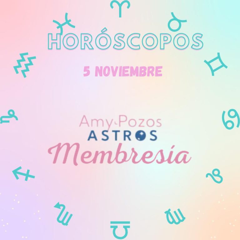Horóscopos viernes 5 de noviembre 2021