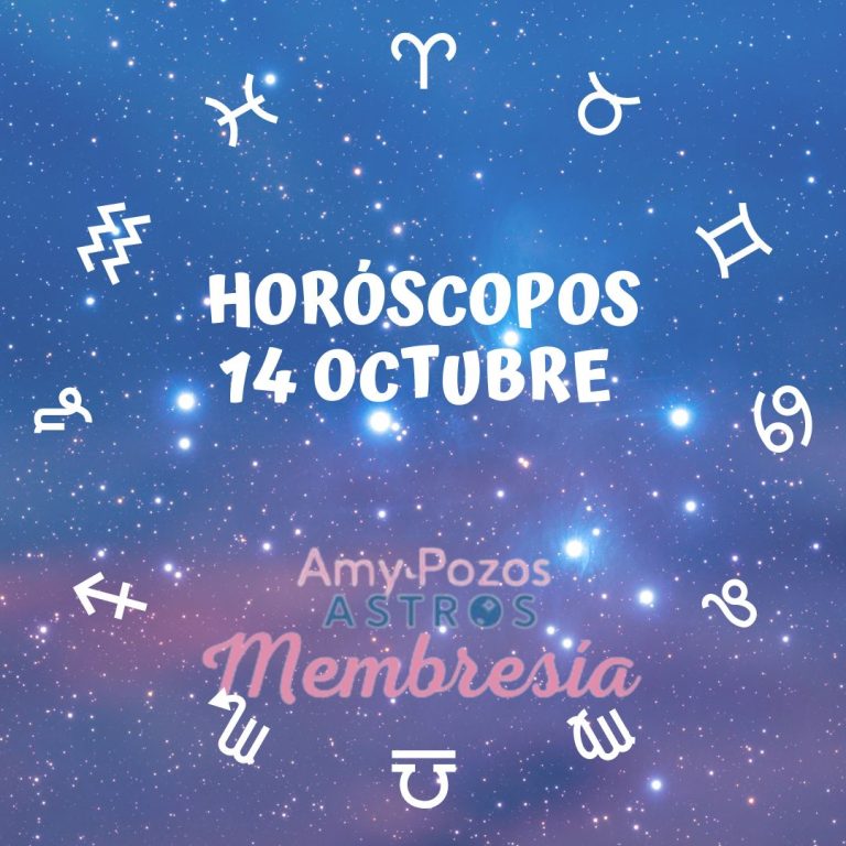 Horóscopos jueves 14 de octubre 2021