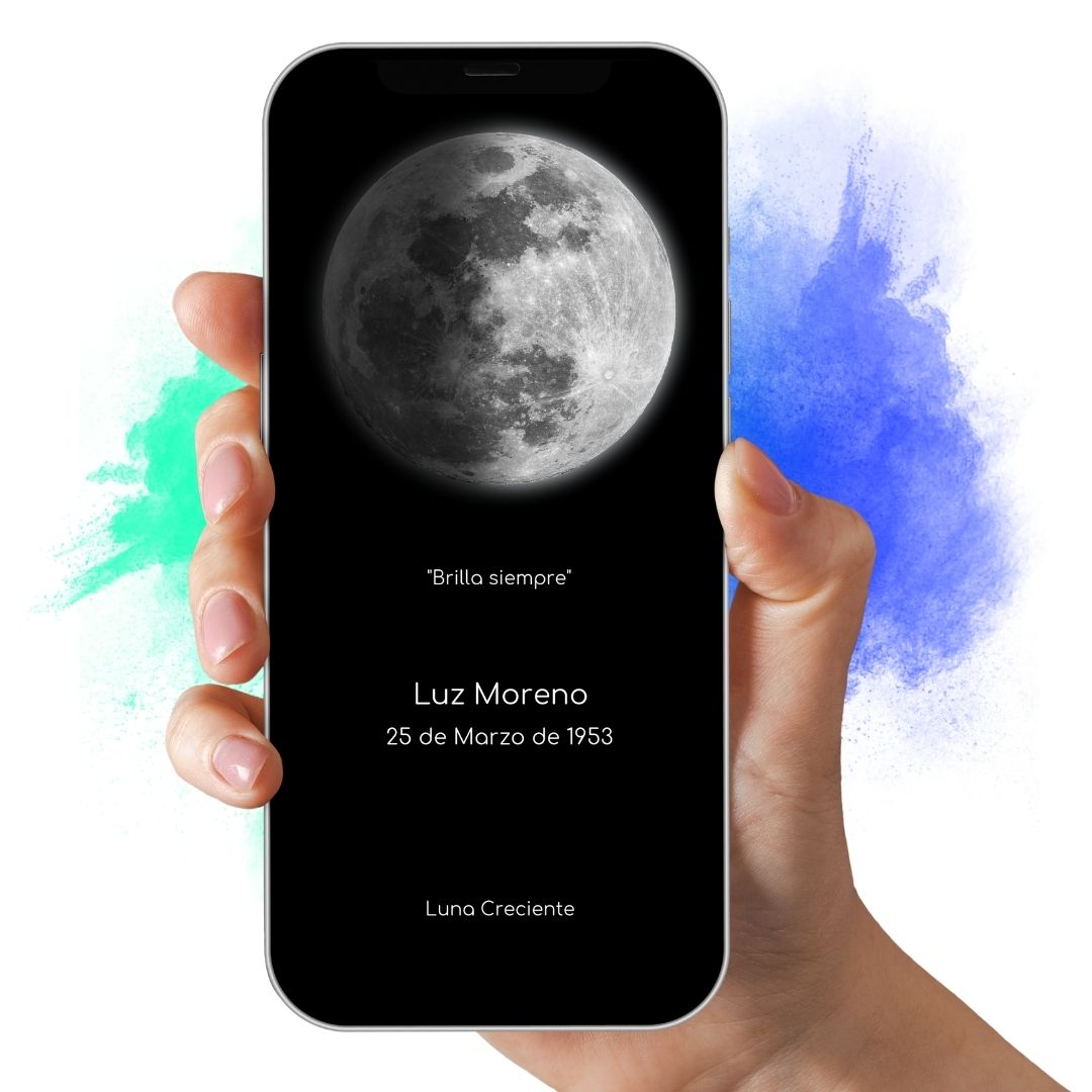 Regala la luna de esa fecha tan especial, en un bonito fondo de pantalla para tu celular