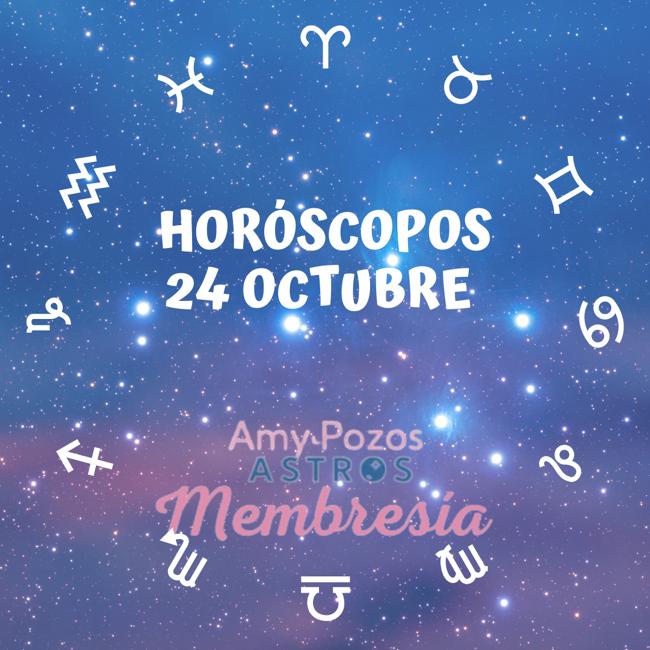 Horóscopos domingo 24 de octubre 2021
