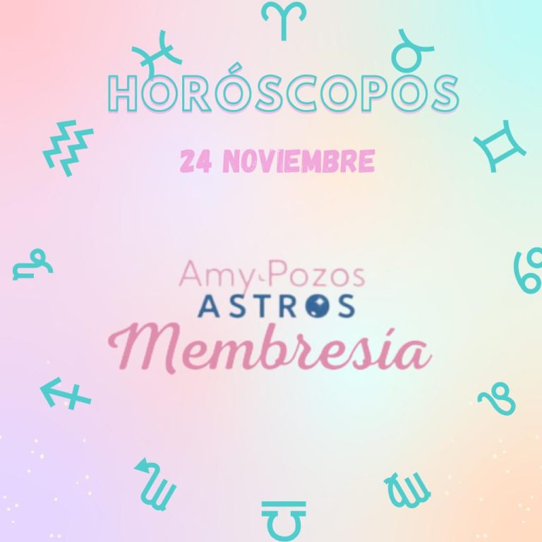 Horóscopos miércoles 24 de noviembre 2021