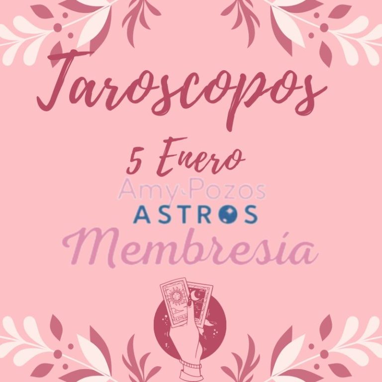 Taroscopos miércoles 5 de enero 2022