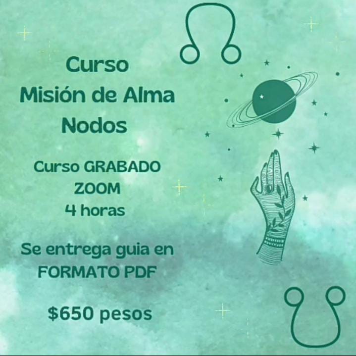 Curso misión de alma ¨Nodos¨ (Grabado)