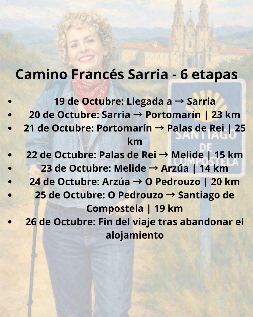 CAMINO DE SANTIAGO (CAMINO FRANCÉS 6 ETAPAS) 19 AL 26 DE OCTUBRE - Imagen 3