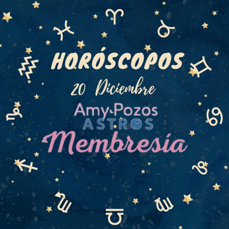 Horóscopos lunes 20 de diciembre 2021